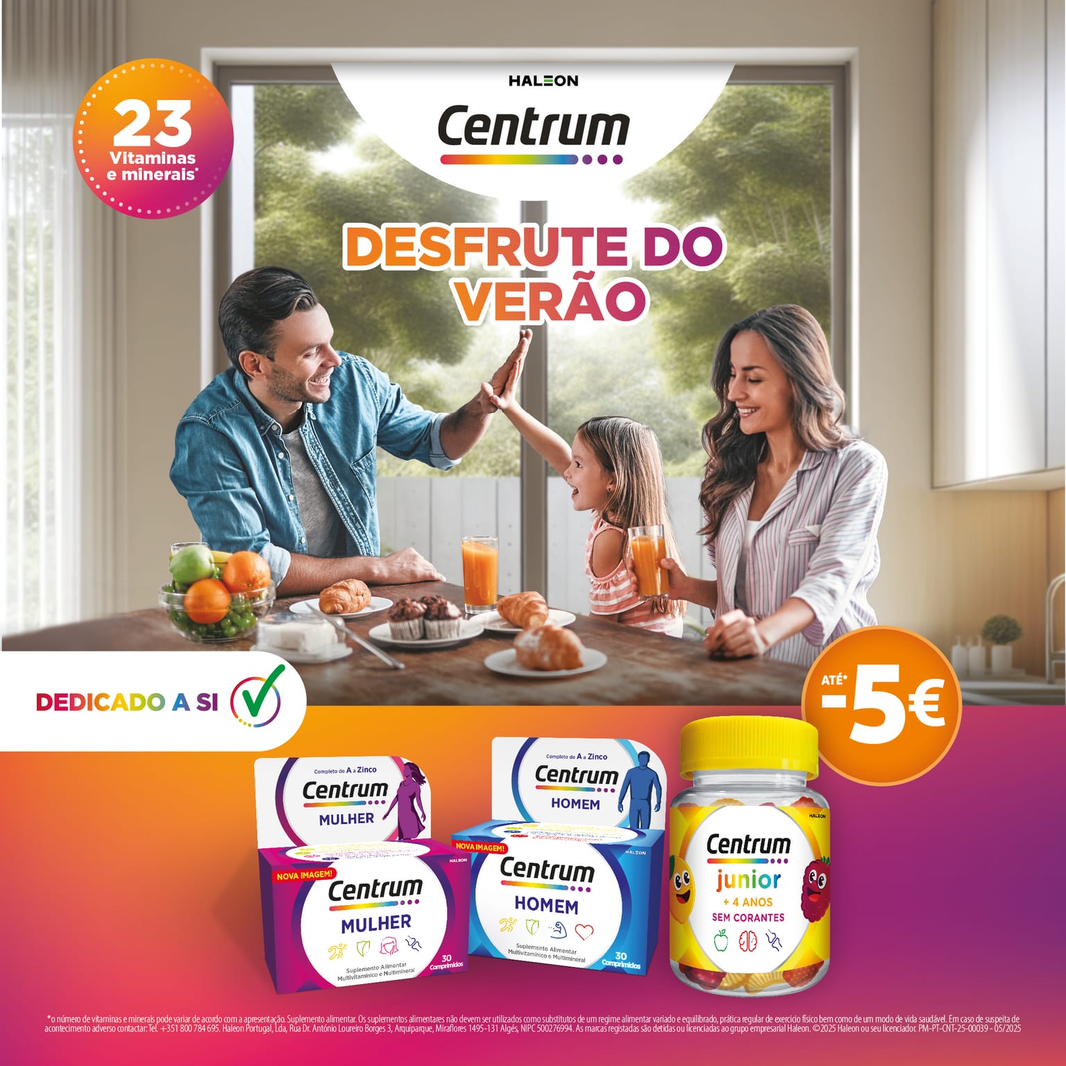 Campanha até -5€ na gama Centrum