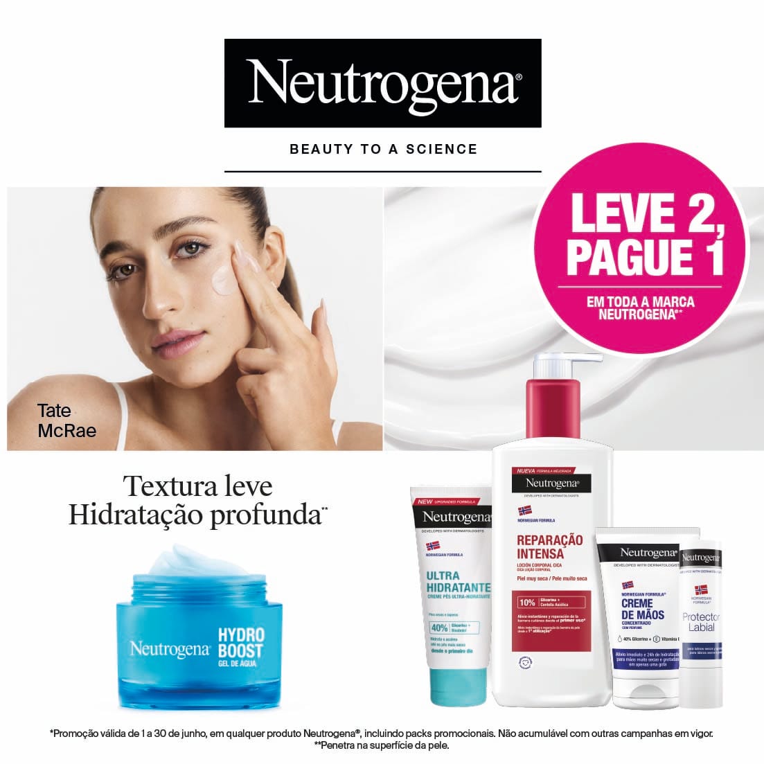Campanha Neutrogena 1=2